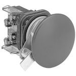 Rockwell Automation 800T-D6LQA Pushbutton With Padlocking Attachment, 30.5 mm, 1NO-1NC Contact Configuration, Jumbo Mushroom Head Operator, Red