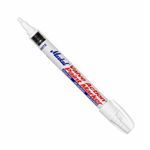 LA-CO® 96820 Valve Action® Paint Marker, 1/8 in Tip, Medium Bullet Tip, Fiber/Metal, White