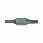 Klein® 32485 Replacement Insert Bit, Imperial, #10, #15 x Torx® Point, 1-1/4 in OAL, S2 Steel, Carbide