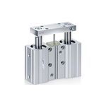 SMC® JMGPM50-25 JMGP Compact Guided Cylinder, 50 mm Cylinder Bore, 25 mm L Stroke, Double Acting Cylinder Action