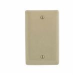 PREMISE WIRING NP13I Standard Blank Wallplate, 1 Gang, 4.63 in H x 2.88 in W, Nylon, Ivory