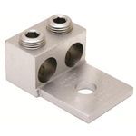 BURNDY® K2A29U K2A-U Dual Rated Universal Terminal Lug, 6 AWG Stranded to 250 kcmil Stranded Aluminum/Copper Conductor, 3/8 in Stud, 1 Bolt Hole, Aluminum