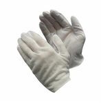 PIP® CleanTeam® 97-510 Economy Lightweight Men's Inspection Gloves, Cotton/Polyester, White, 2-Piece Style, 8.9 in L