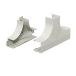Wiring Device-Kellems PL1TCBC Extruded Full Capacity Non-Metallic Standard Tee Fitting, For Use With: LANTrak® PL1 Latching Non-Metallic Raceways, Office White