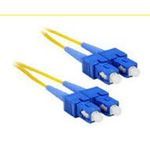 CP Technologies® ClearLinks™ SC2-SMD-03 1-Mode Fiber Optic Patch Cord, 9 um Core, 3 m L