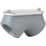 Killark® CL-1 Pulling Elbow, 1/2 in Trade, 90 deg, Aluminum, Electrostatically Applied Powder Coated