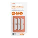 Slice™ 10528 Double Side Replaceable Utility Knife Blade, Ceramic/Metal, Pointed Blade, 2.56 in L x 0.47 in W Blade, Compatible With: 10477/10550/10554/10558/10562/10585/10591 and 10593 Tools, 0.05 in THK