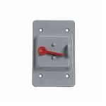 Carlon® E98TSCN Non-Metallic Weatherproof Box Cover, 4-3/4 in L x 3 in W, Polycarbonate