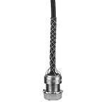 Wiring Device-Kellems 73031208 Dust Tight Insulated Strain Relief Grip, 1/2 in Trade, 0.43 to 0.54 in Cable Openings, Aluminum