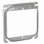 RACO® 778 Drawn Raised Square Box Cover, 1/2 in L x 4 in W, Mud Ring Cover, Metallic
