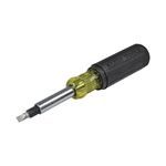 Klein® 32557 10-in-1 Heavy Duty Multi-Bit Screwdriver, Measurement System: Imperial, 7 Piece, Cushion Grip Handle, Steel