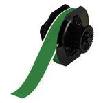 Brady® B30C-1125-569-GN Low Halide Printer Label, 100 ft H x 1-1/8 in W, Green Legend/Background, B-569 Polyester