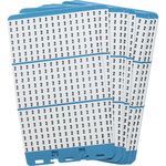 Brady® Porta-Pack® PWM-2 Refill Page, Black/White Legend/Background, B-500 Vinyl Cloth