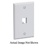 Panduit® Mini-Com® CFP1IW Classic Flat Vertical Faceplate, 1 Gang, 1 Port, Mini-Com® Module, Flush Mount, ABS