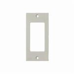 Hubbell® KP 1-Gang Decorator Low-Profile Faceplate, 4.38 in L x 2.07 in W, Plastic