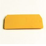 Rockwell Automation End Barrier, Yellow, Qty. 50