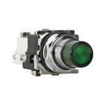 EATON 10250T397LGD24-1 Heavy Duty Illuminated Pushbutton, 30.5 mm, 1NO-1NC Contact Configuration, Green