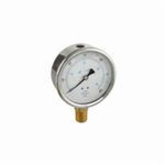 Donaldson® P562723 PGL In-Line Pressure Gauge, 0 to 4000 psi Pressure, 1/4 in NPT Connection, 2.8 in Dia Dial, +/- 3% Full Scale Accuracy, Glycerin Liquid Filled