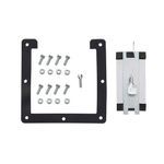 Hoffman F22LSGQR F10 Flat Quick Release Sealing Plate, 2-1/2 x 2-1/2 in, For Use With NEMA 12 Lay-In Wireway, Steel
