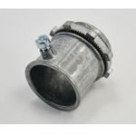 Bridgeport® 233-DC2 Conduit Connector, 1-1/4 in Trade, For Use With: Steel/Aluminum EMT Conduit, Die Cast Zinc, Ball Burnished/Mirror Smooth