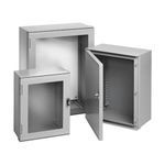 nVent HOFFMAN ULTRX™ UU605025 UX1 1-Door Wall Mount Enclosure, 23.62 in L x 19.69 in W x 9.84 in D, NEMA 3/3R/4/4X/12/13, Fiberglass