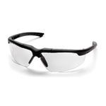 Pyramex® SCH4810DT Reatta® Safety Glasses, H2X Anti-Fog/Scratch-Resistant Lens Coating, Clear Lens, Charcoal Frame, Polycarbonate Frame, Polycarbonate Lens, Specifications Met: ANSI Z87.1