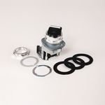Rockwell Automation 800TC-H2D1 Non-Illuminated Selector Switch, 30.5 mm, 1NO Contact Configuration, Knob Operator, White