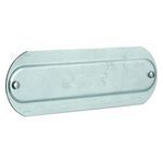 Killark® OL-900 Stamped Conduit Body Cover, 3-1/2 to 4 in Hub, For Use With: O Series Fitting, Copper-Free Aluminum, Epoxy Powder Painted
