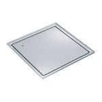 Hoffman ProLine™ PB066 P20 Bottom Solid Base, 592 mm W x 553 mm D, For Use With ProLine™ 600 x 600 mm Modular Enclosure Frame, Steel, Light Gray