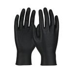 PIP® SWX00435/S Disposable Gloves, S, Nitrile, Black, 9-1/2 in L, Powder-Free Powder, Textured Grip