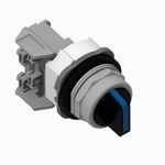 Allen-Bradley 800T-JX4A 800T PB, 30mm Selector Switch, 3 Position Selector Switch, Std KB7 Cam, No Guards on Terminals, 1 NO 1 NC Std Contacts, Std Knob Spring Return >, Multi color insert packet, Device with Packaging
