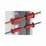 EZ-Path® RFG1 2-Piece Firestop Grommet, 0.27 in OD, Plastic