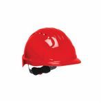 JSP® Evolution® 280-EV6151-60 Deluxe 6151 Non-Vented Short Brim Standard Hard Hat, Fits Minimum Hat Size: 20-7/8 in, Fits Maximum Hat Size: 25 in, HDPE, 6-Point Suspension, ANSI Electrical Class Rating: Class E, ANSI Impact Rating: Type 1