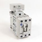 Rockwell Automation 100-C30ED10 IEC Contactor, 110 to 130 VAC/VDC Coil, 30 A Maximum Load Current, 1NO-0NC Contact Configuration, 3 Pole