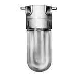 Red Dot® VXG-11 Outdoor Vaporproof Light With Glass Globe, 1/2 in Ceiling Outlet, 100 W Fixture