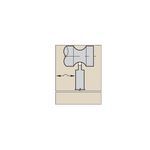 Kennametal® 1095802 Screw-On S-Style Clamping Indexable Turning Toolholder, PROON Tool Holder, Insert Compatibility: RC..43, Neutral Cutting Direction, 1 in H x 1 in W Shank, Neutral Rake, 6 in OAL