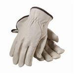 BRAHMA GLOVES® WA2422A Work Gloves, Cold Weather Glove, Keystone Thumb Style, M, Pigskin Leather, Natural, Uncoated Coating, Resists: Cold, Thermal Lining