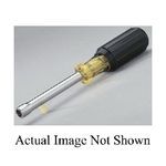 IDEAL® Nutmaster® 35-292 Nut Driver, Measurement System: Imperial, 5/16 in, Hollow Shank, Cushion Grip Handle, Yellow Handle, Polished Chrome