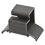 PREMISE WIRING FBRMGTCLPK4 Radius Mounting Clip, For Use With: OptiChannel™ FCR Rack Mount Enclosure, Fiber Cable Management, Specifications: 16 ga THK, Composite, Black
