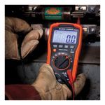Klein® MM600 Auto-Ranging Digital Multimeter, 1000 VAC/VDC, 10 A, 40 MOhm Resistance, LCD Display