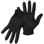 Boss® 1UH0088BX General Grade Disposable Gloves, XL, Nitrile, Black, Powder-Free, Lightly Textured, 8 mil THK, Application Type: Automotive, Industrial and Sanitation
