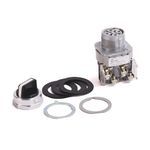 Rockwell Automation 800T-H2A1 Non-Illuminated Selector Switch, 30.5 mm, 1NO-1NC Contact Configuration, Knob Operator, White