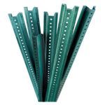 Brady® 97205 Sign Post, U-Channel Shape, 10 ft L x 3-21/64 in W, Steel, For Use With: General Equipment