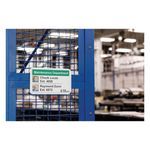 Brady® BradyJet™ J50C-4000-2595 Printer Tape, 100 ft H x 4 in W, White Legend/Background, B-2595 Vinyl