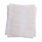 Brady® DAT-9-292-1 Self-Laminating Printer Label, 5.937 in L x 2 in W, White/Translucent Legend/Background, B-292 Vinyl