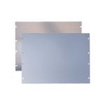 nVent HOFFMAN ProLine™ P19RP3UP P20 Flat Rack Panel, 19 in H, Steel, Light Gray
