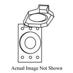 Plasti-Bond REDH2OT® PBWLRS1 Type FS/FD Cast Device Box Cover, Flat/Single Receptacle Cover, Aluminum