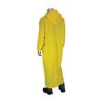 PIP® FALCON™ Base35FR™ 205-320FR/7X Premium Waterproof Duster Rain Coat With Limited Flammability, Unisex, 7XL, Yellow, Corduroy/Polyester/PVC, Resists: Flame and Water, Specifications Met: ASTM D6413