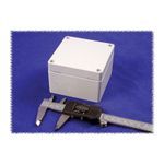 Hammond® 1554EGY Flat Lid Watertight Wall Mount Enclosure, 3-1/2 in L x 3-1/2 in W x 2.4 in D, NEMA 4/4X/6/6P/12/13, ABS Plastic