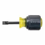 Klein® 600-1 Screwdriver, Cabinet Point, 5/16 in Point, 3-7/16 in OAL, Acetate Handle, Polished Chrome